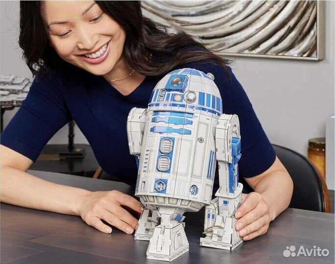 Звездные Войны 4D R2-D2 сборная 3D модель