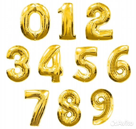 Воздушные шары Цифры (41 см)
