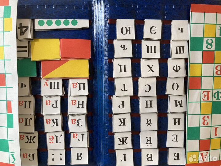 Касса букв, слогов и счета