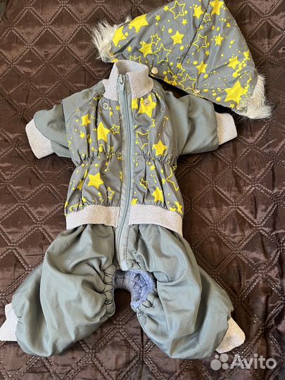 Комбинезон для собаки зимний