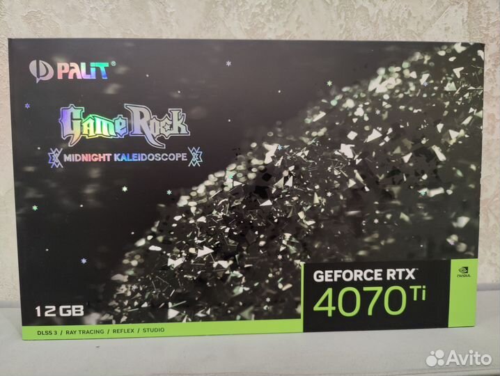 Видеокарта Palit Game Rock RTX 4070ti 12 gb новая
