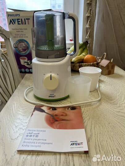 Пароварка блендер philips avent