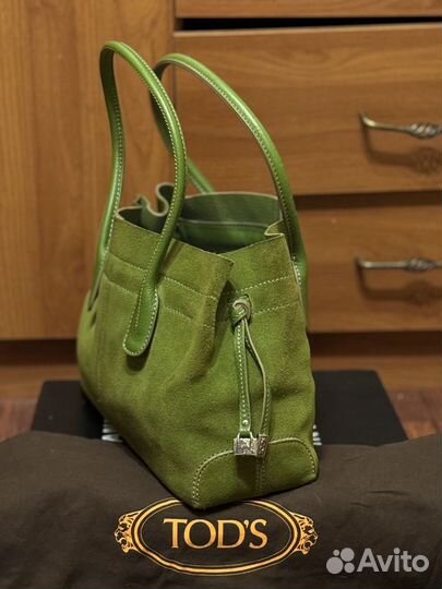 Сумка tods натуральная кожа
