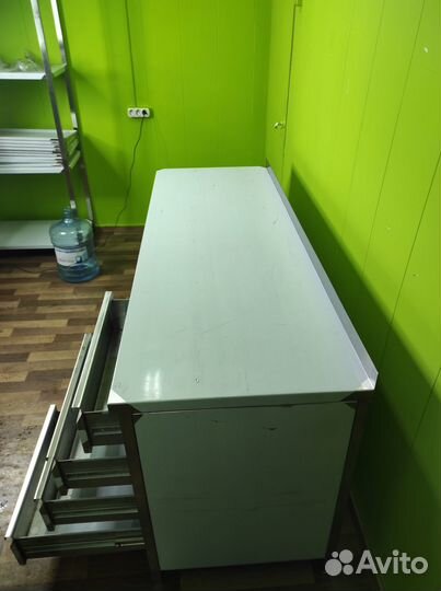 Стол-тумба из нержавейки 170х60