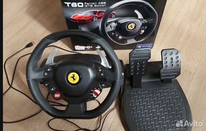 Руль ThrustMaster T80 Ferrari 488 GTB PS4, PS5,пк