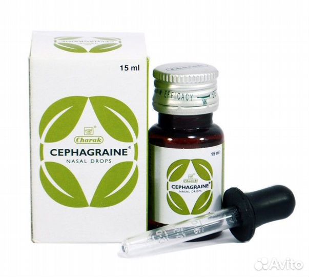 Масло Сефагрейн Cephagraine Nasal Drops Charak