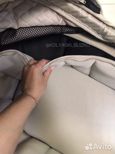 Коляска 3 в 1 baby shell бежевый