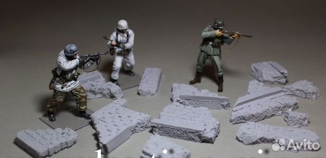 Подставки и виньетки для фигур 1/35-54мм