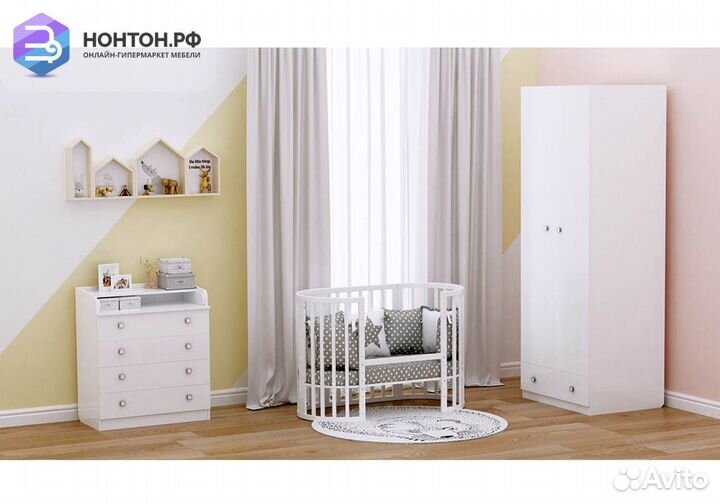 Кроватка детская Simple 911 белый