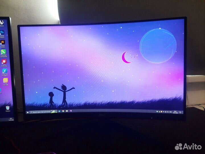 Игровой монитор 144 гц 24 изогнутый AOC C24G1