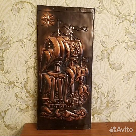 Картины медная чаканка СССР