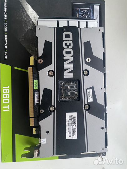 Видеокарта gtx 1660 ti