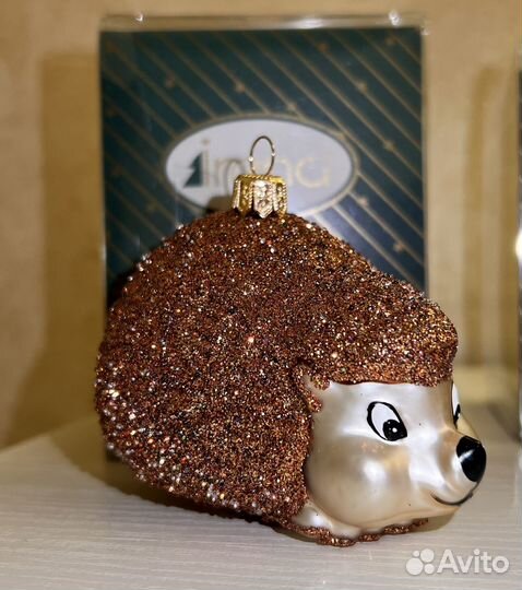 Елочные игрушки ёжики irena