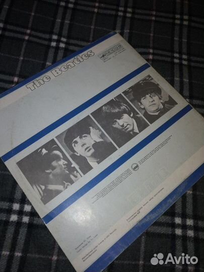 Виниловая пластинка Битлз вечер трудного дня