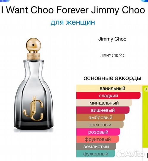 Парфюмерияjimmy choo