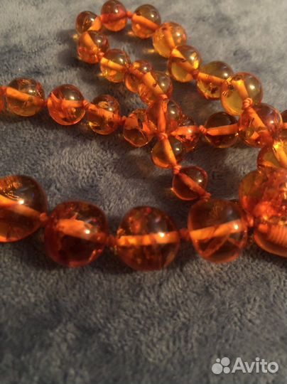 Бусы янтарные СССР