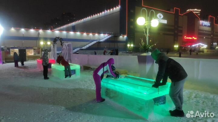 Зимние весение парки городки на заказ