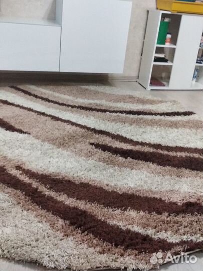 Ковер круглый, после химчистки, как новый