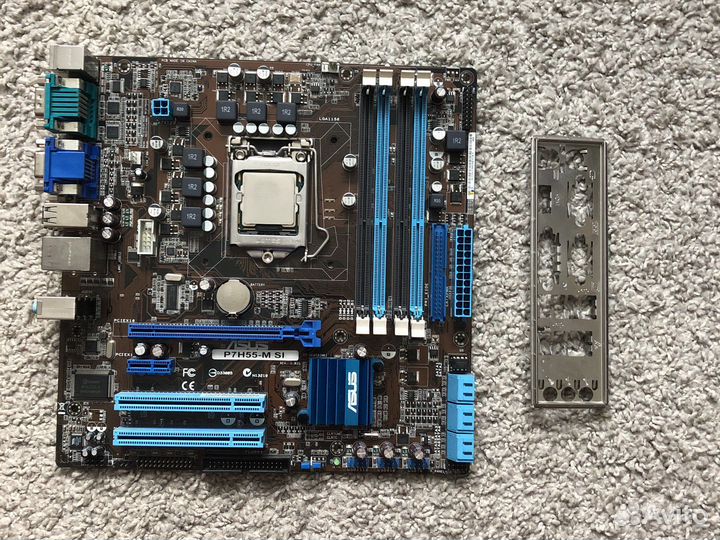 Мат. Плата socket 1156 asus p7h55-m