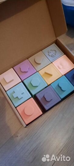 Развивающий кубик мягкий