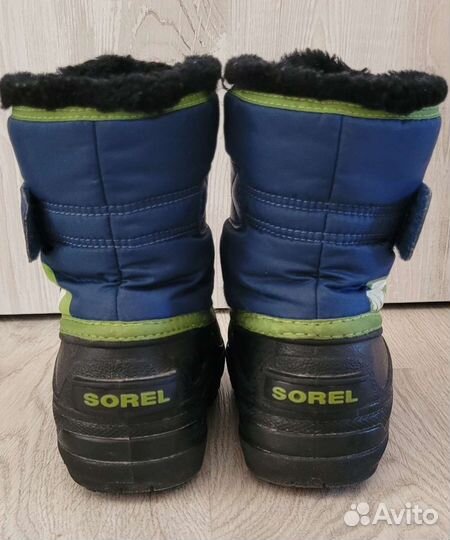 Зимние ботинки/полусапожки Sorel р.27-28