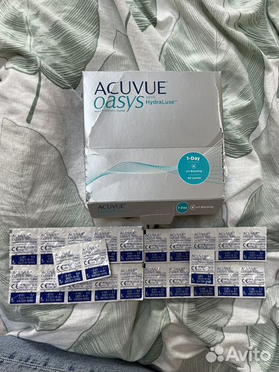 Контактные линзы acuvue oasys 1 day