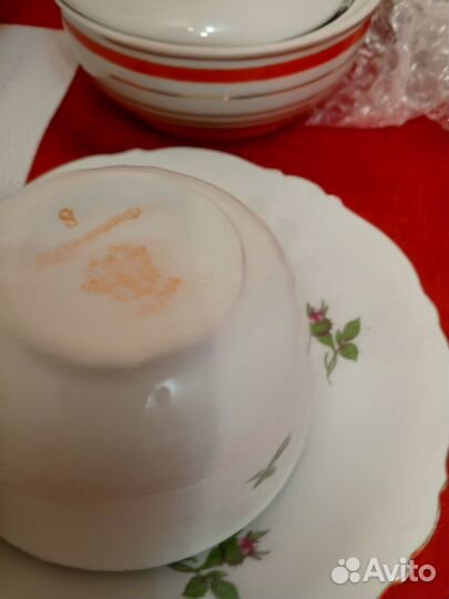 Чайная пара фарфор гдр