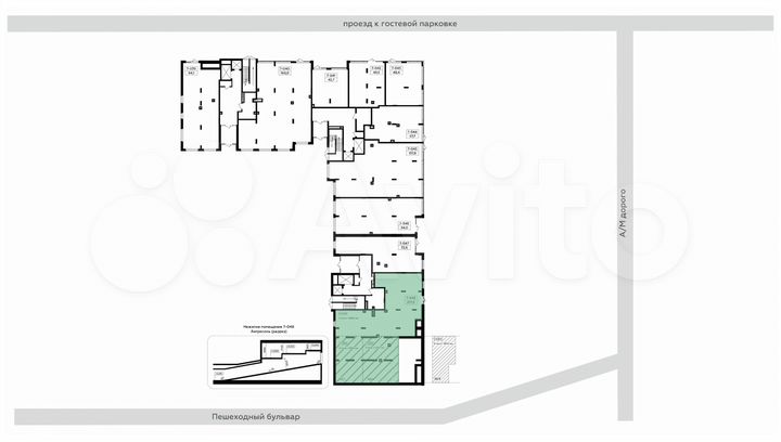 Продается торговое помещение площадью 201.6 кв.м