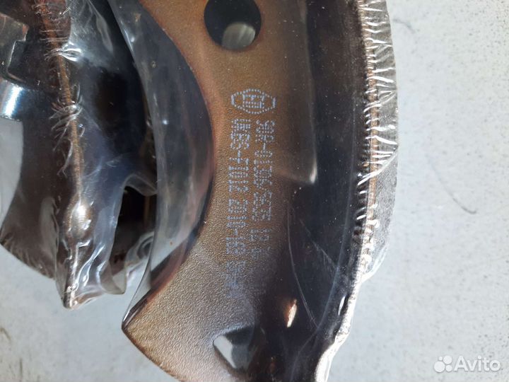 Тормозные колодки задние Fiat Doblo 08г. дизель