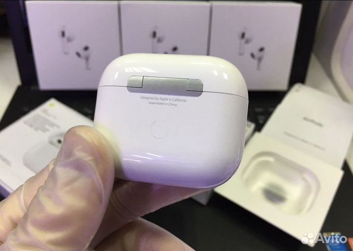 Airpods 2/3/Pro/Pro2 + Оригинал Чип + Чехол