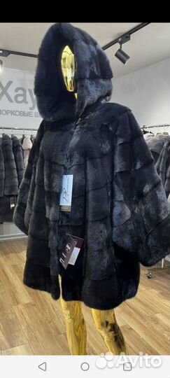 Новая дизайнерская Норковая шуба 48-58 Daniel furs