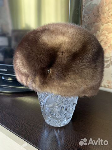 Берет женский норковый