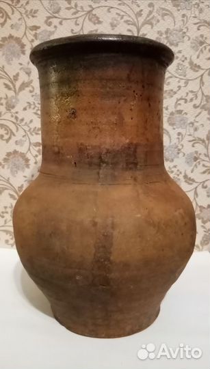 Крынка деревенская. Глиняная. 19 век