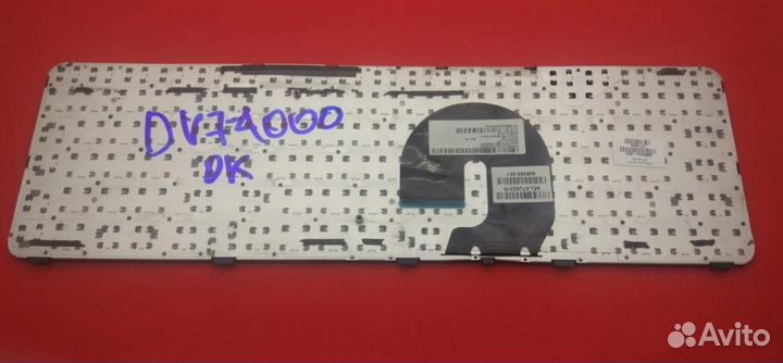 Клавиатура для ноутбука HP dv7-4000 черная с рамко