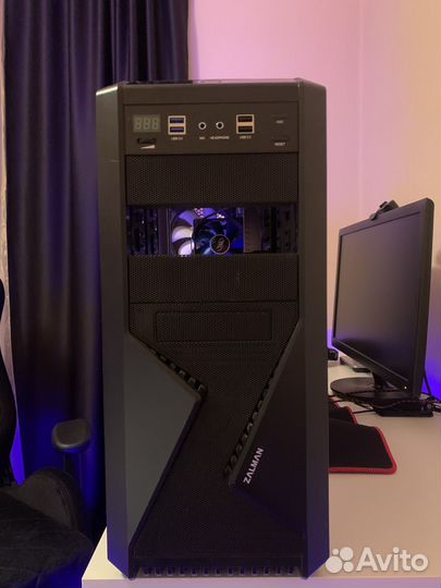 Компьютер пк системный блок монитор клавиатура