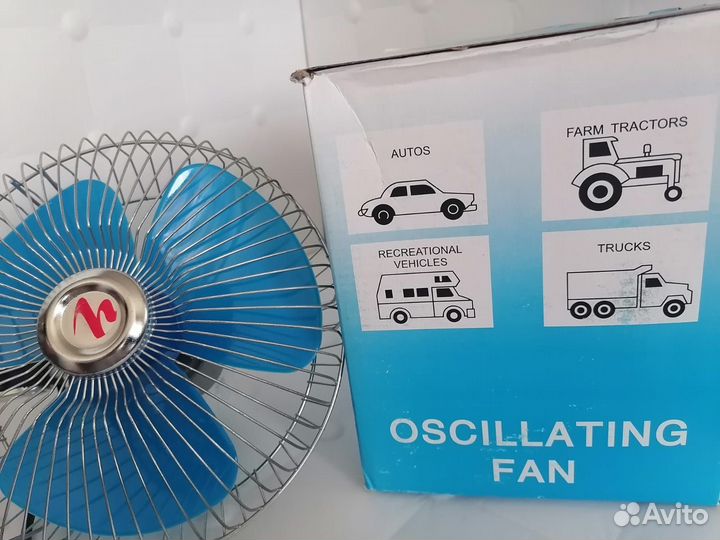 Автомобильный вентилятор на прищепке