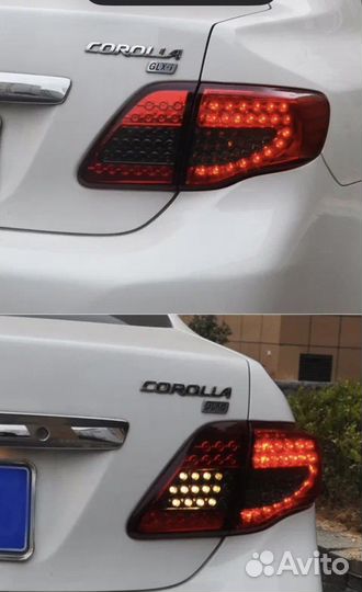 Задние фонари диодные на крышку corolla e150