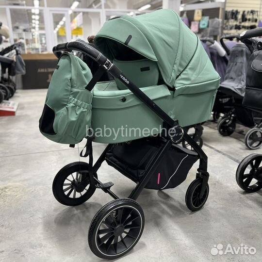 Коляска 2 в 1 Luxmom 760 зеленый