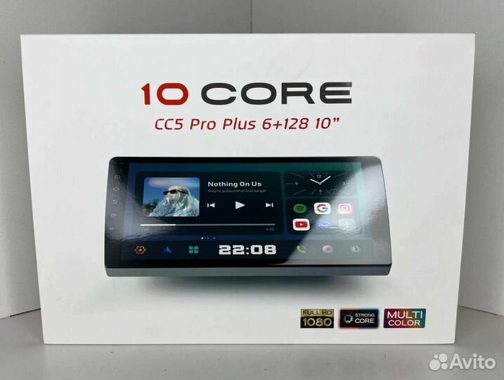 Магнитола Android 6+128Gb 10 Core CC5 Pro Plus 4G