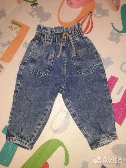 Пакет вещей на девочку 80-86 размер