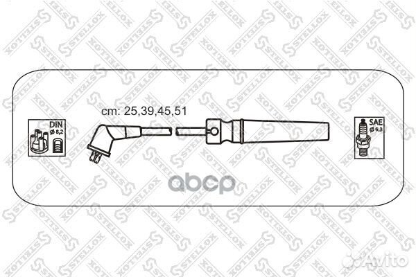 10-38570-SX к-кт проводов Chevrolet Lacetti 1
