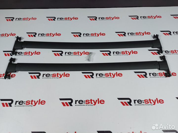 Рейлинги поперечные Toyota Land Cruiser 200 Черные