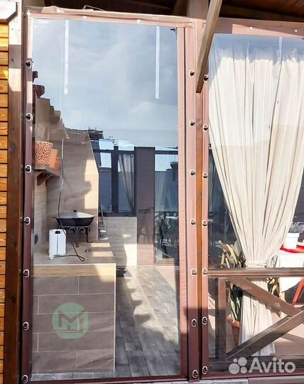 Мягкие окна для беседки