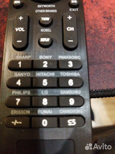 Универсальный пульт для телевизора