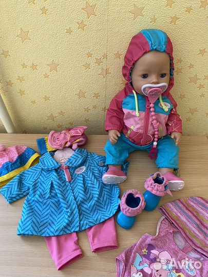 Кукла беби борн оригинал и одежда к ней