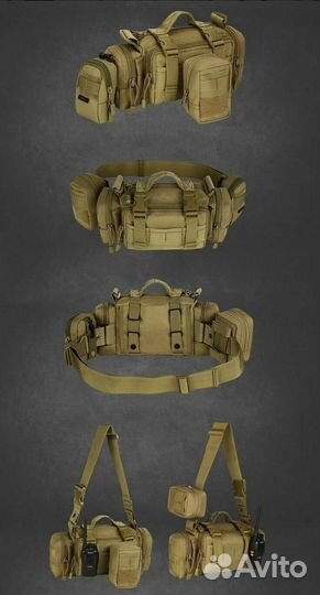 Дорожная сумка в армейском стиле