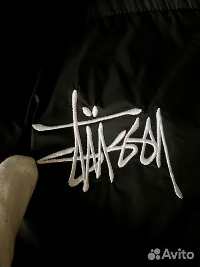 Теплый мужской пуховик Stussy (холлофайбер)