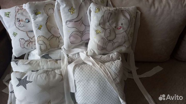 Бортики в кроватку