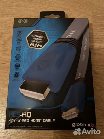 Продам новый Gioteck XC3-HQ кабель hdmi высокоскор