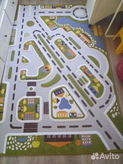 Ковер детский с дорогами